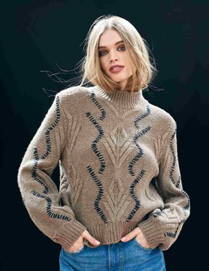 Jumper 1234 cable turtle jumper - autumn