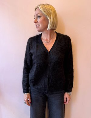 Jumper 1234 popper cardigan - night back