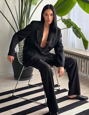 Munthe sussima blazer - black side