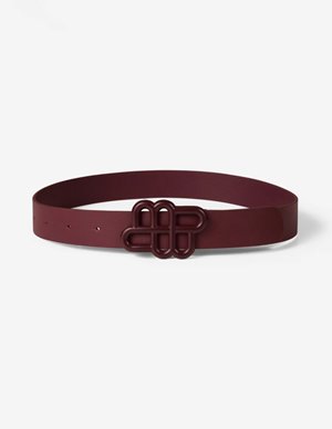 Munthe latter belt - bordeaux side