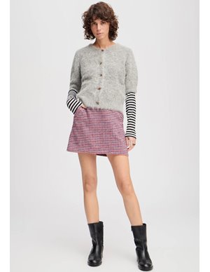 Munthe locca cardigan - grey detail