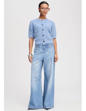 Munthe locca cardigan - blue side