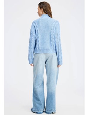 Munthe loganberry jumper - blue model