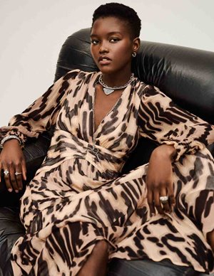 ba&sh amor dress - rose side