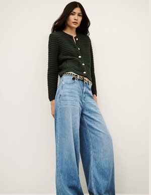 ba&sh gaspard cardigan - green side