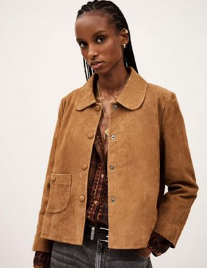 ba&sh milas jacket - camel