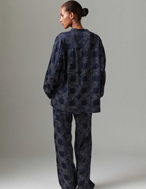 Day Birger et Mikkelsen kerry top - navy detail