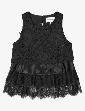 Munthe rachine top - black back