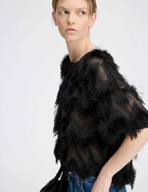 Munthe rossi top - black side