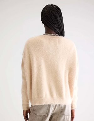 Bellerose dathan cardigan - ivory detail