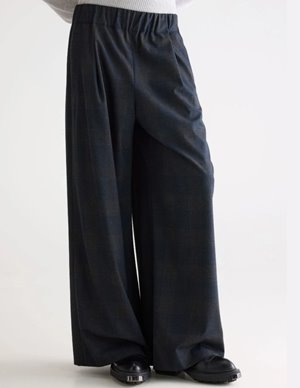 Bellerose vespa trousers - grey check detail