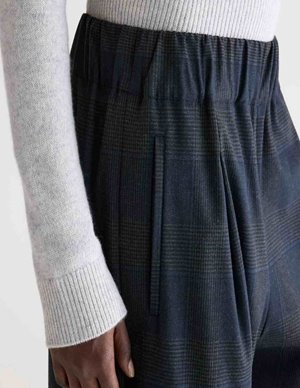 Bellerose vespa trousers - grey check side