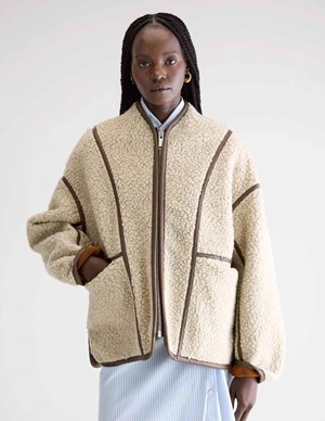 Bellerose jina jacket - natural detail