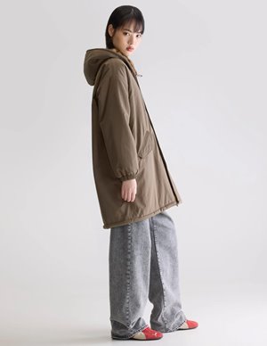 Bellerose laos coat - sage detail