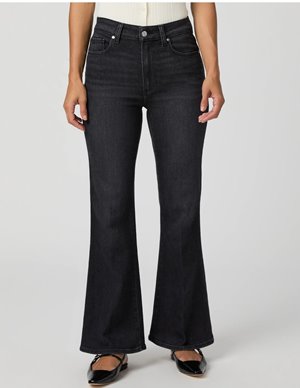 Paige Jeans marlow skimmer jean - black back