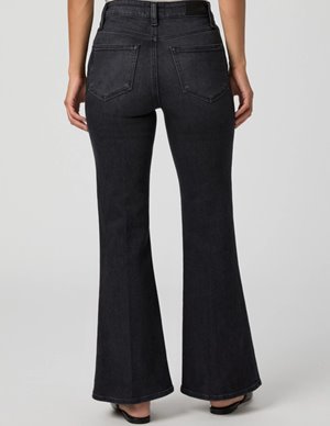 Paige Jeans marlow skimmer jean - black detail