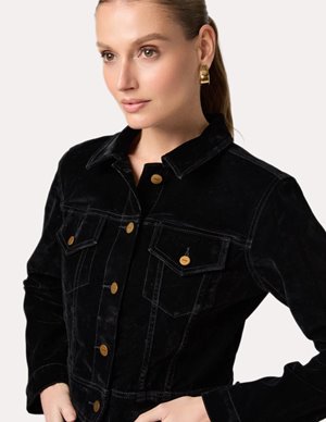 Paige Jeans chantal jacket - onyx back