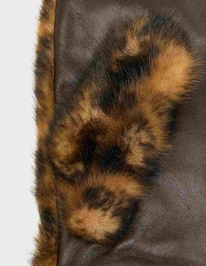 Bellerose madina gloves - animal print back