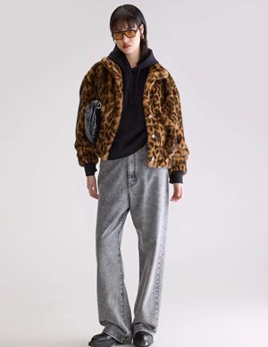 Bellerose enora jacket - animal print back