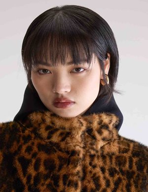 Bellerose enora jacket - animal print side