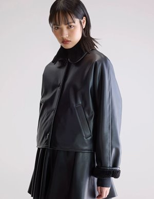 Bellerose josh jacket - black back