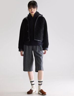 Bellerose josh jacket - black detail