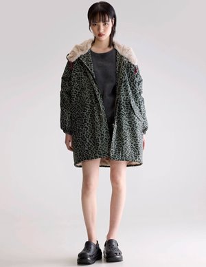 Bellerose laos coat - animal print back