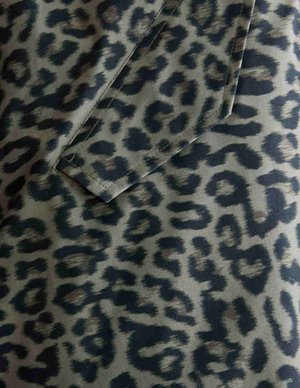 Bellerose laos coat - animal print detail