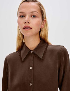 Rails abbey blouse - espresso side