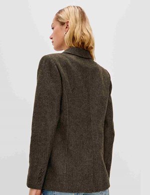 Rails jac jacket - camel herringbone model