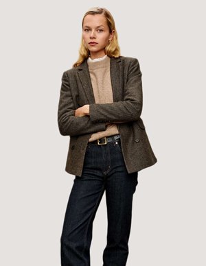 Rails jac jacket - camel herringbone side