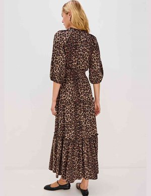 Rails caterine dress - brown animal model