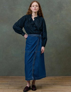 Louise Misha cora shirt - black back