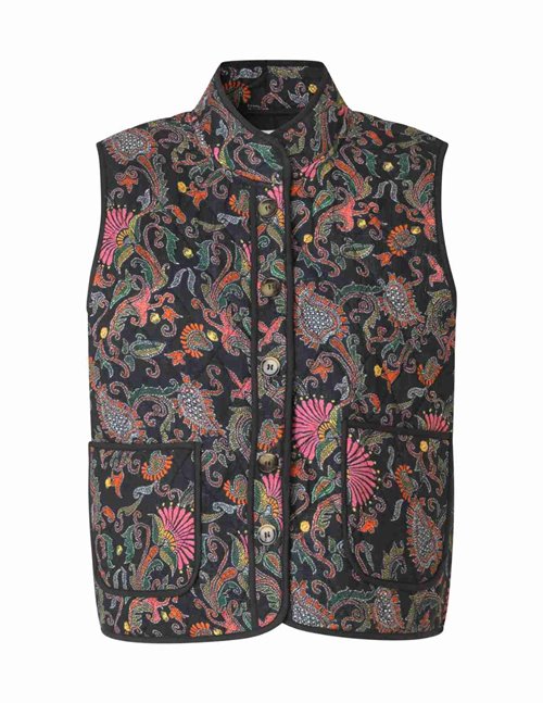Lollys Laundry cairoll gilet - black