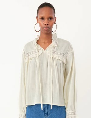Lollys Laundry gemmall shirt - cream