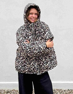 Lollys Laundry shelbyll jacket - leopard print detail