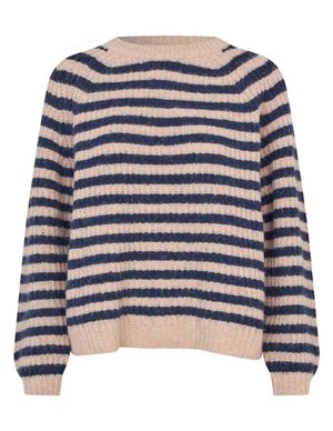 Lollys Laundry binall jumper - navy stripe back