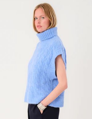 Lollys Laundry fresnoll jumper - blue side