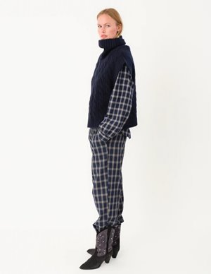 Lollys Laundry fresnoll jumper - navy detail