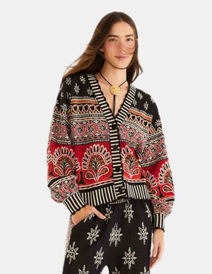 Farm Rio ainika cardigan - black