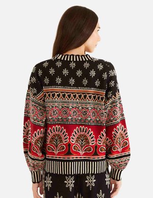 Farm Rio ainika cardigan - black detail