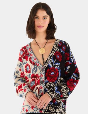 Farm Rio valentina cardigan - black