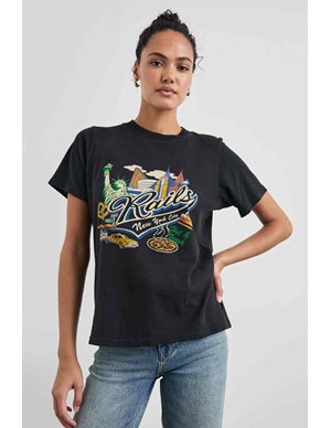 Rails boyfriend t shirt - new york detail