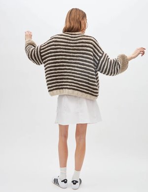 Dawn X Dare luisa cardigan - mocca back