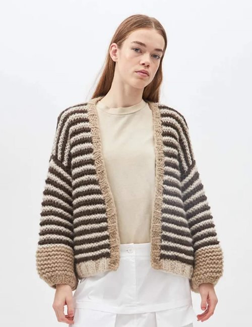 Dawn X Dare luisa cardigan - mocca