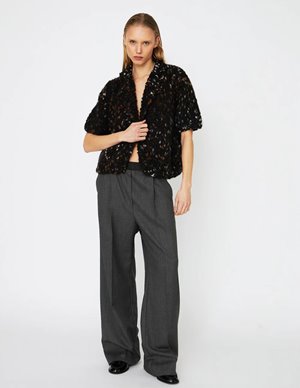 Dawn X Dare moa cardigan - black side