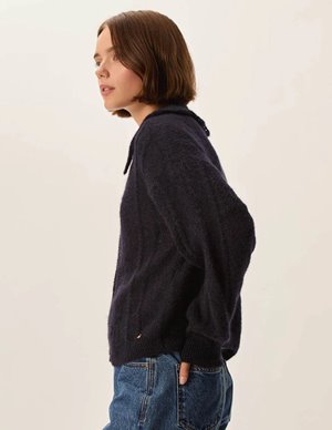 Des Petits Hauts capucine cardigan - navy detail