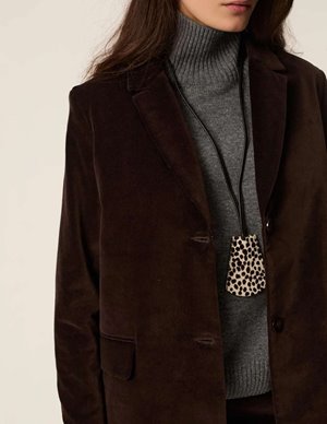 Des Petits Hauts ephyria jacket - coffee side