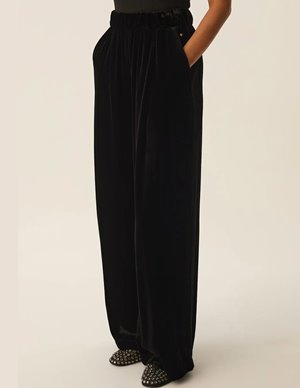 Des Petits Hauts iris trousers - black back
