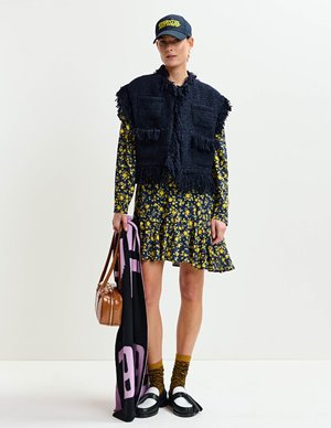 Essentiel Antwerp ishani gilet - navy side